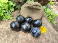 Polished Pharaoh Stone Spheres x 6 From Zimbabwe - Toprock Gemstones and Minerals 