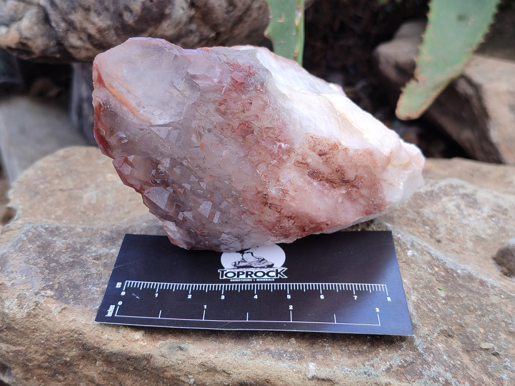 Natural Red Hematoid Quartz Clusters x 7 From Karoi, Zimbabwe - Toprock Gemstones and Minerals 