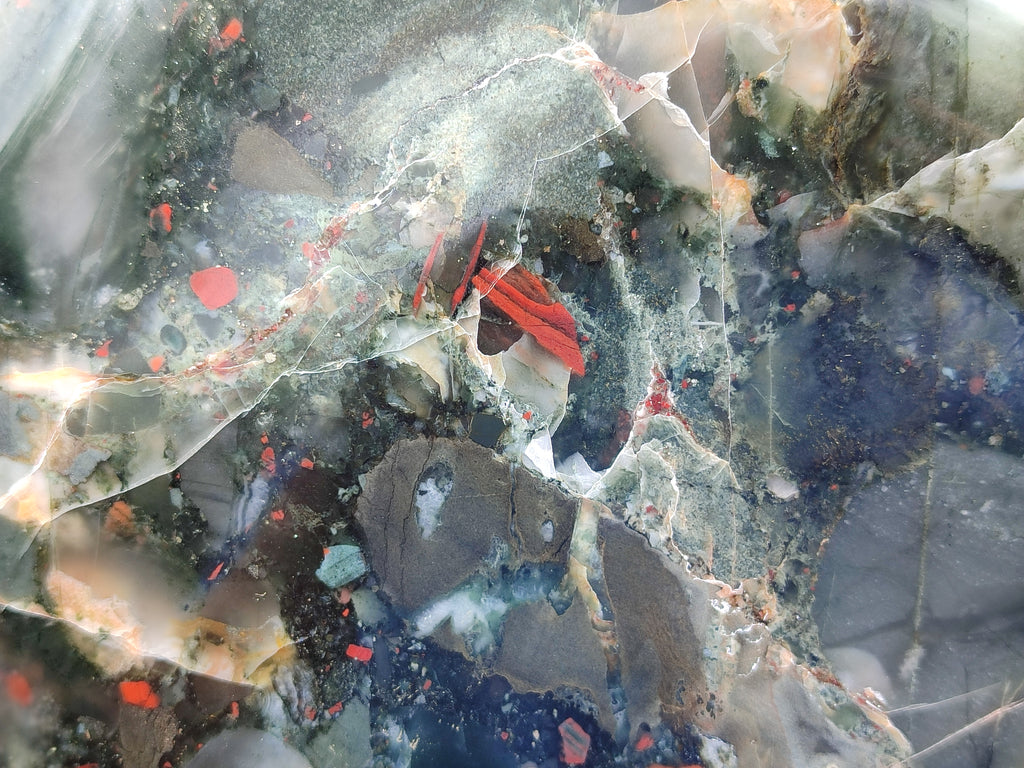 Polished Bloodstone Display Piece x 1 From Swaziland - Toprock Gemstones and Minerals 