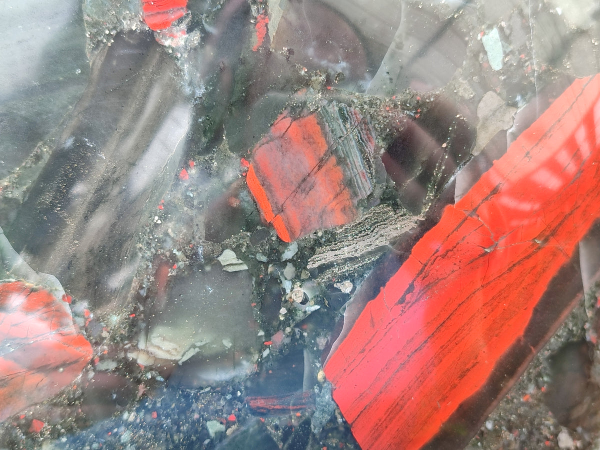 Polished Bloodstone Display Piece x 1 From Swaziland - Toprock Gemstones and Minerals 