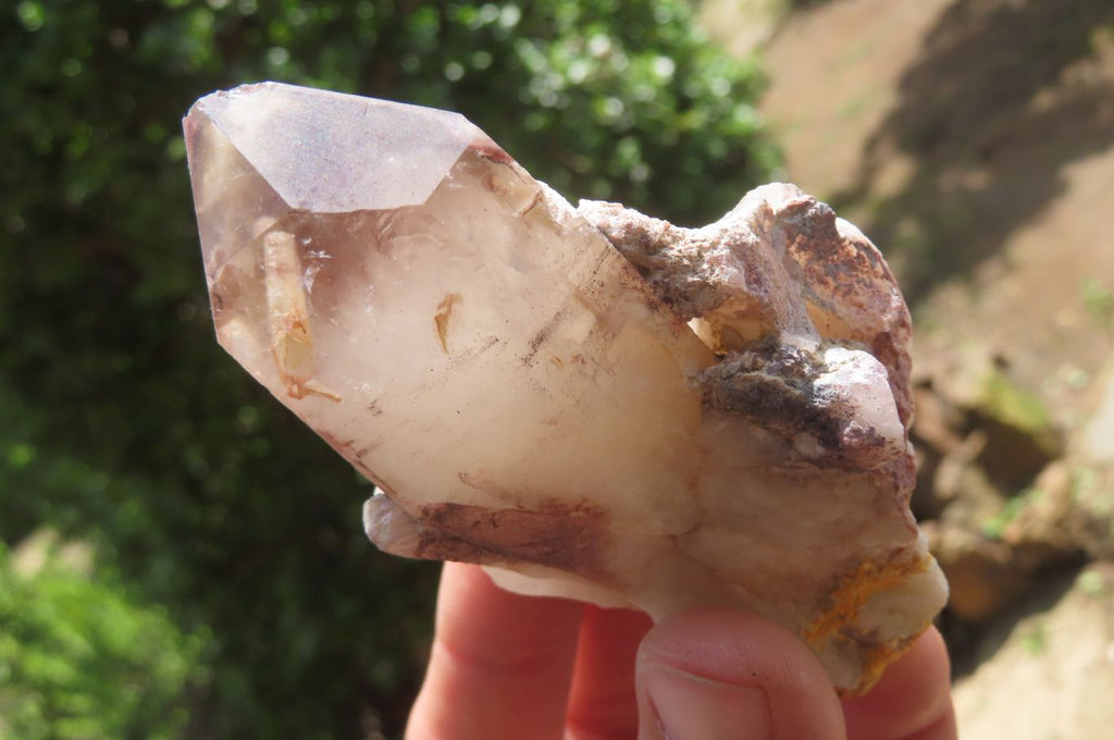 Natural Red Hematoid Quartz Clusters x 6 From Karoi, Zimbabwe - Toprock Gemstones and Minerals 