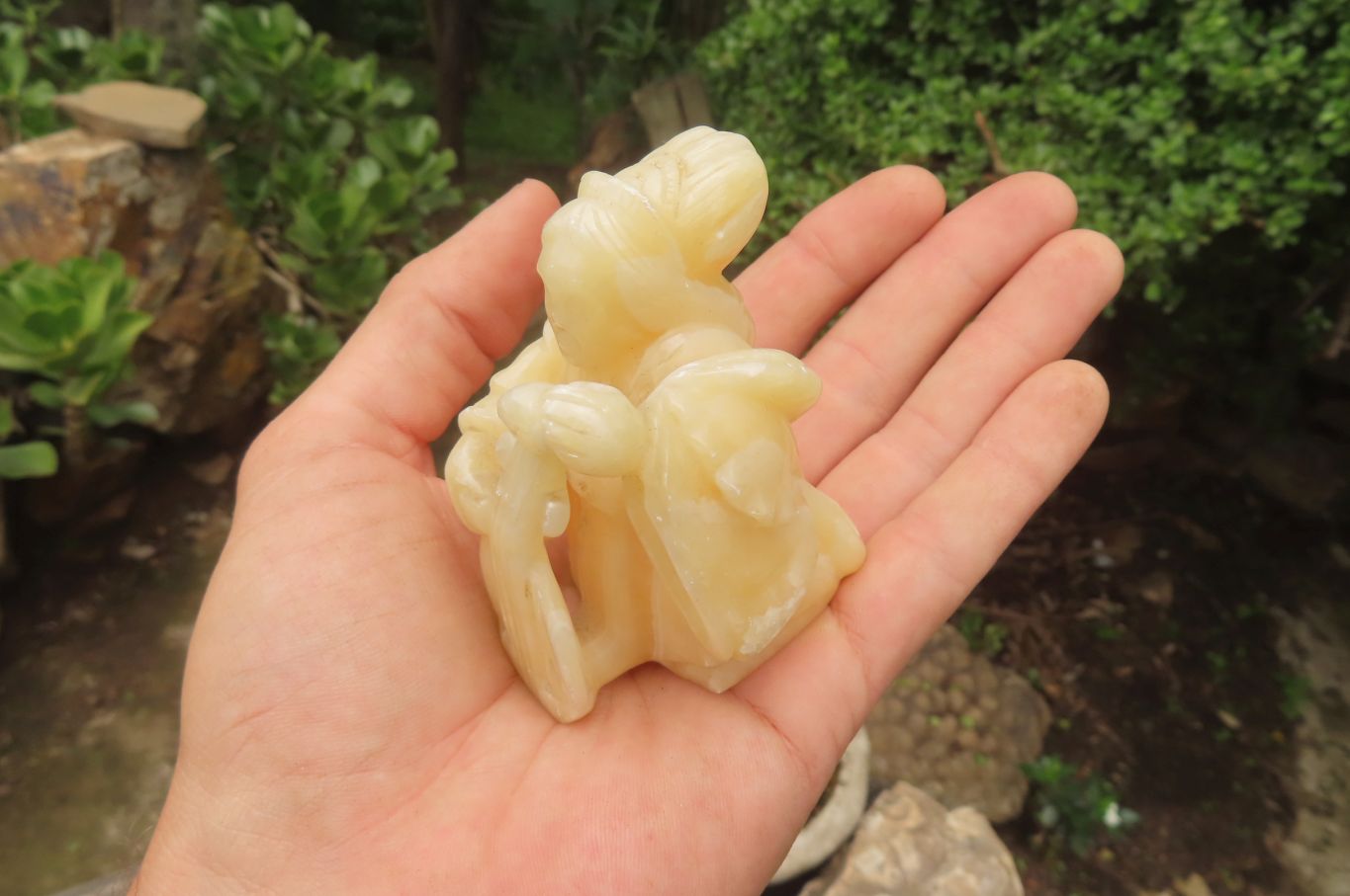 Polished Assortment Of Lucky God Carvings x 7 From China - Toprock Gemstones and Minerals 