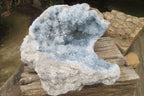 Natural Celestite Geode Specimen x 1 From Sakoany, Madagascar - Toprock Gemstones and Minerals 