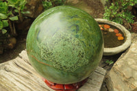 Polished Green Verdite Sphere x 1 From Zimbabwe - Toprock Gemstones and Minerals 