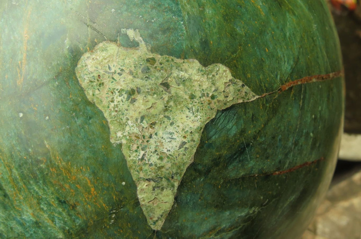Polished Green Verdite Sphere x 1 From Zimbabwe - Toprock Gemstones and Minerals 