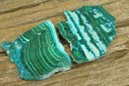 Polished Malacolla Slices x 6 From Kalukundi Mine, Congo - Toprock Gemstones and Minerals 