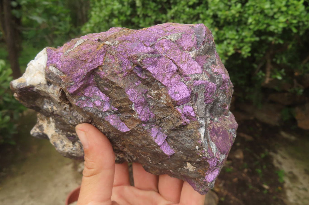 Natural Metallic Purpurite Specimens x 2 From Namibia - Toprock Gemstones and Minerals 