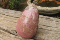Polished On One Side Rhodonite x 6 From Madagascar - Toprock Gemstones and Minerals 