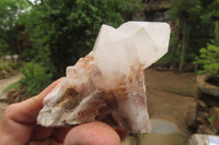 Natural Pineapple Candle Quartz Clusters x 6 From Antsirabe, Madagascar - Toprock Gemstones and Minerals 