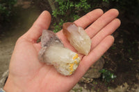 Natural Red Hematoid Quartz Clusters x 12 From Karoi, Zimbabwe
