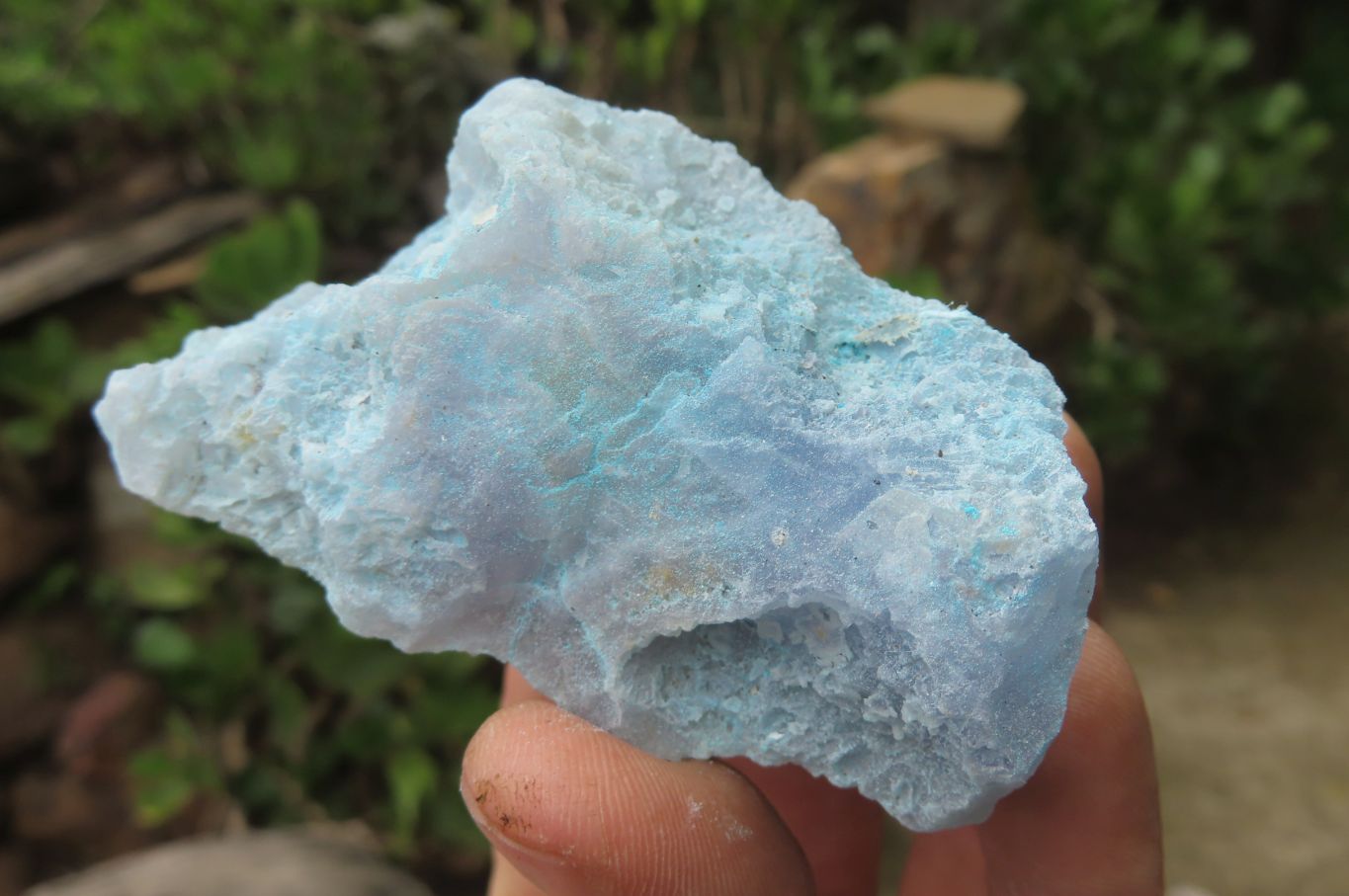 Natural Etched Blue Chalcedony Specimens x 2.1 Kg Lot From Nsanje, Malawi - Toprock Gemstones and Minerals 