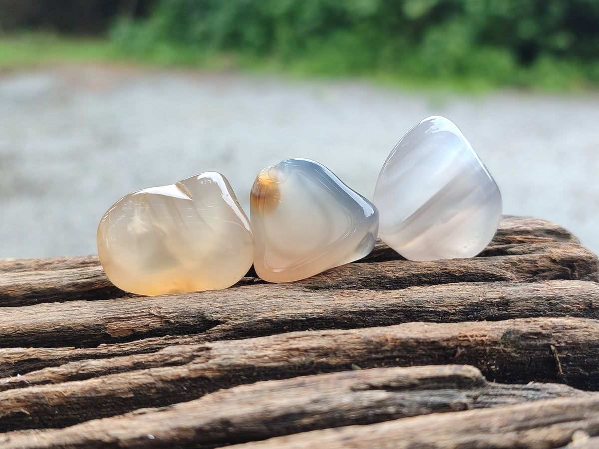 Polished Botswana Agate Tumbled Stones - Sold Per KG - From Botswana - Toprock Gemstones and Minerals 