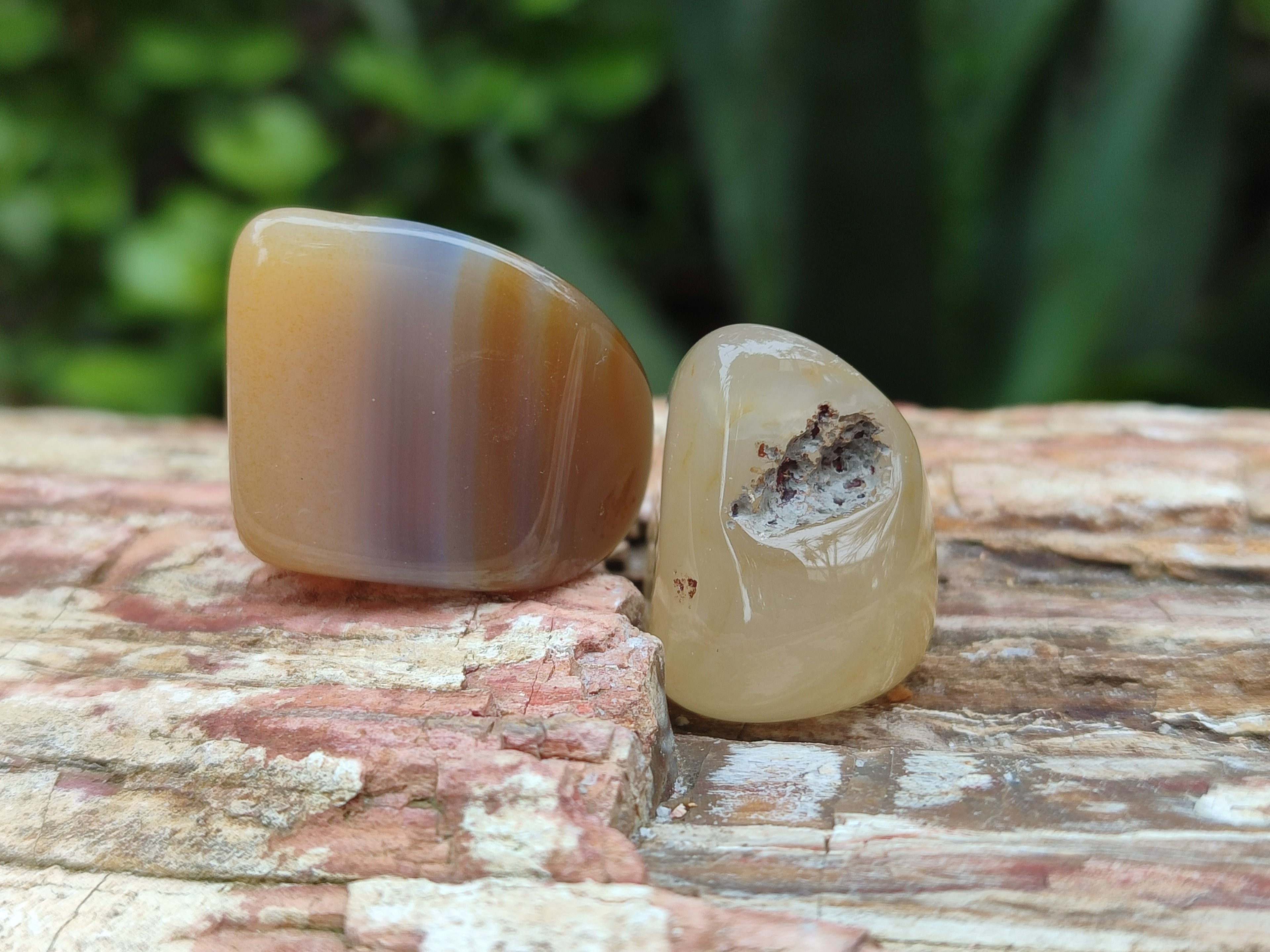 Polished Botswana Agate Tumbled Stones - Sold Per KG - From Botswana - Toprock Gemstones and Minerals 