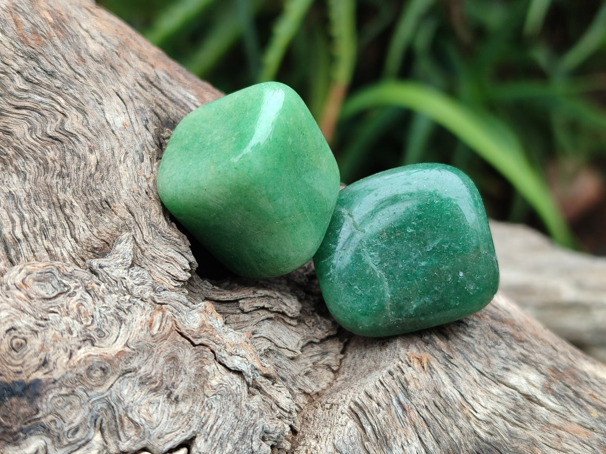 Polished Medium Aventurine Tumble Stones - sold per KG - From Zimbabwe - Toprock Gemstones and Minerals 