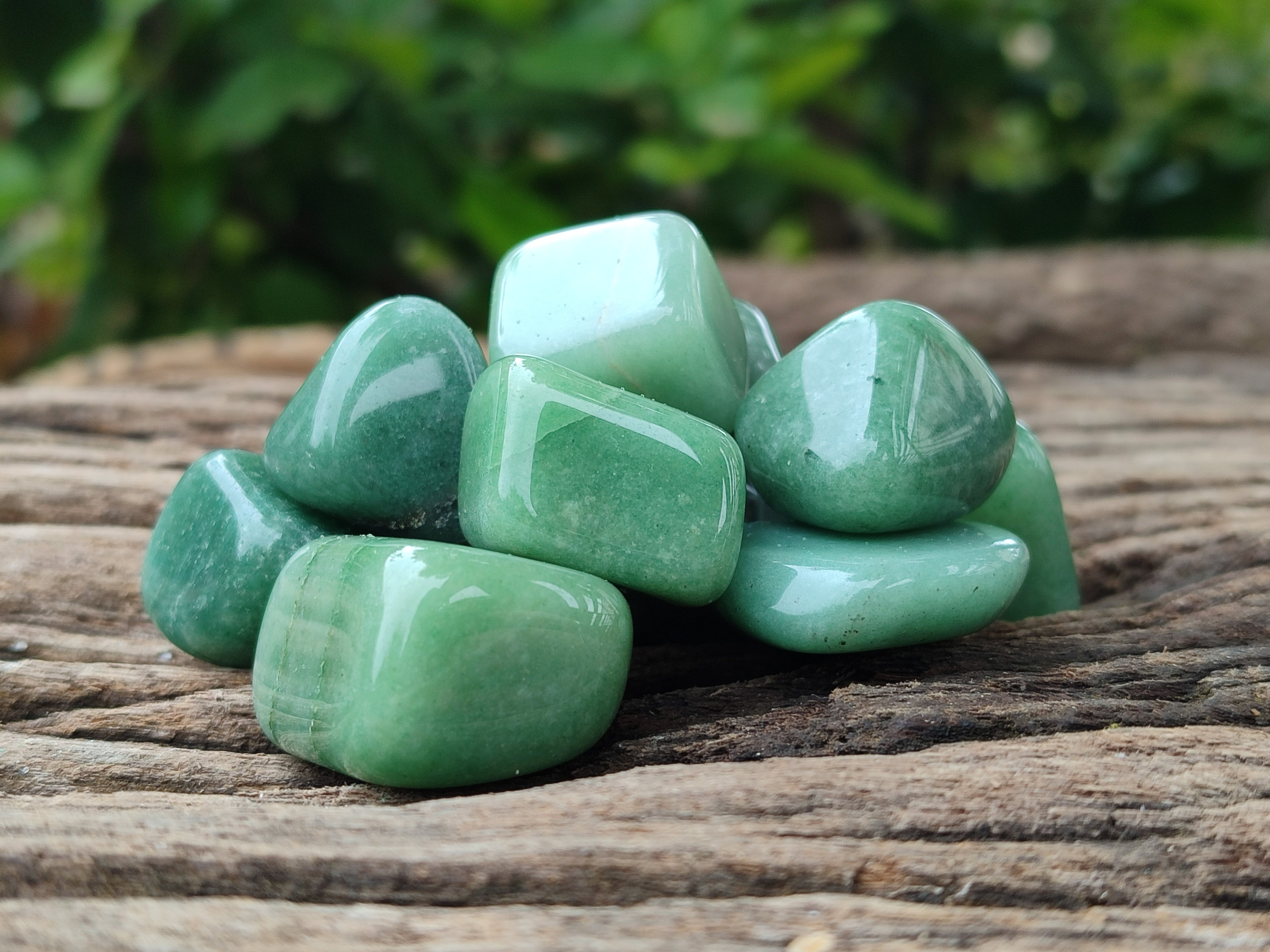 Polished Medium Aventurine Tumble Stones - sold per KG - From Zimbabwe - Toprock Gemstones and Minerals 