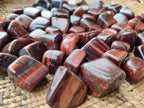 Polished Red Tigers Eye Tumble Stones - sold per KG - From South Africa - Toprock Gemstones and Minerals 