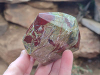 Polished Bastite Dragons Blood Point-Prism x 6 From Tshipise, South Africa - Toprock Gemstones and Minerals 