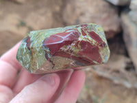 Polished Bastite Dragons Blood Point-Prism x 6 From Tshipise, South Africa - Toprock Gemstones and Minerals 