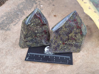 Polished Bastite Dragons Blood Point-Prism x 6 From Tshipise, South Africa - Toprock Gemstones and Minerals 