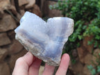 Natural Blue Lace Agate Geode Specimens x 3 From Nsanje, Malawi - Toprock Gemstones and Minerals 