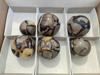 Polished Septerye Spheres x 6 From Mahajanga, Madagascar - Toprock Gemstones and Minerals 