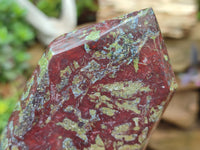 Polished Bastite Dragons Blood Point-Prism x 4 From Tshipise, South Africa - Toprock Gemstones and Minerals 
