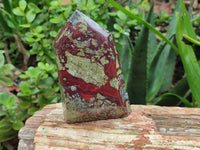 Polished Bastite Dragons Blood Point-Prism x 4 From Tshipise, South Africa - Toprock Gemstones and Minerals 