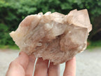Natural Smokey Phantom Quartz Clusters x 2 From Luena, Congo - Toprock Gemstones and Minerals 