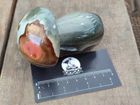 Polished Polychrome Jasper Mushrooms x 4 From Mahajanga, Madagascar - Toprock Gemstones and Minerals 