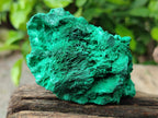 Natural Silky Malachite Specimens x 3 From Kasompe, Congo - Toprock Gemstones and Minerals 