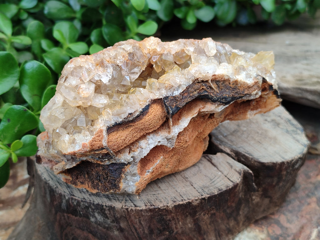 Natural Limonite Quartz Clusters x 4 From Mwinilunga, Zambia - Toprock Gemstones and Minerals 