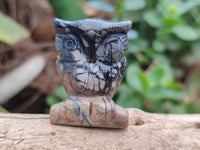 Polished Banded Jasper Owl Carvings - sold per item - From Australia