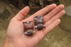 Polished Mini Banded Tiger Iron Jasper Owl Carvings - sold per item - From Australia - Toprock Gemstones and Minerals 