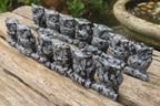 Polished Mini Snowflake Obsidian Owl Carvings - sold per item - From Mexico - Toprock Gemstones and Minerals 
