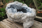 Natural Celestite Geode Specimen x 1 From Sakoany, Madagascar - Toprock Gemstones and Minerals 
