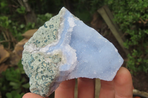 Natural Blue Lace Agate Specimens x 12 From Malawi - Toprock Gemstones and Minerals 