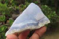 Natural Blue Lace Agate Specimens x 12 From Malawi - Toprock Gemstones and Minerals 