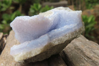 Natural Blue Lace Agate Specimens x 12 From Malawi - Toprock Gemstones and Minerals 