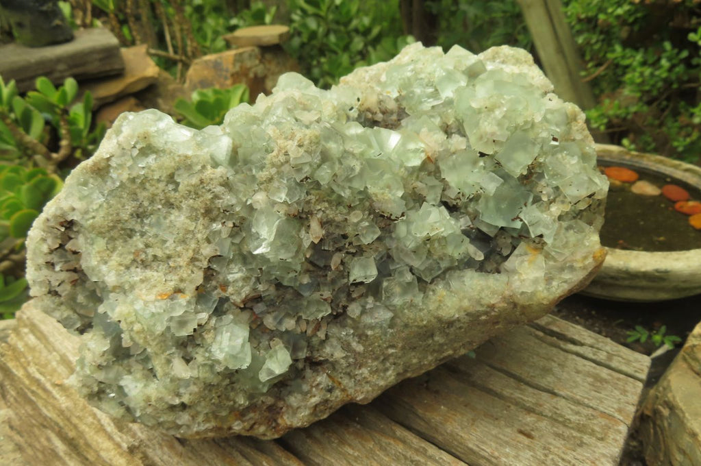 Natural Cubic Fluorite Specimen x 1 From Namibia - Toprock Gemstones and Minerals 