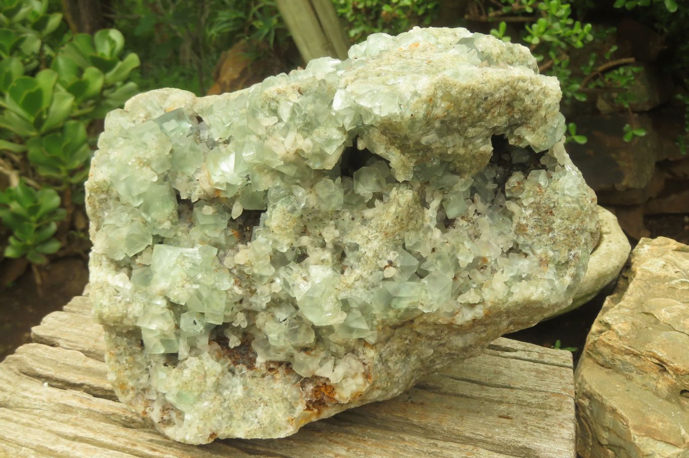 Natural Cubic Fluorite Specimen x 1 From Namibia - Toprock Gemstones and Minerals 