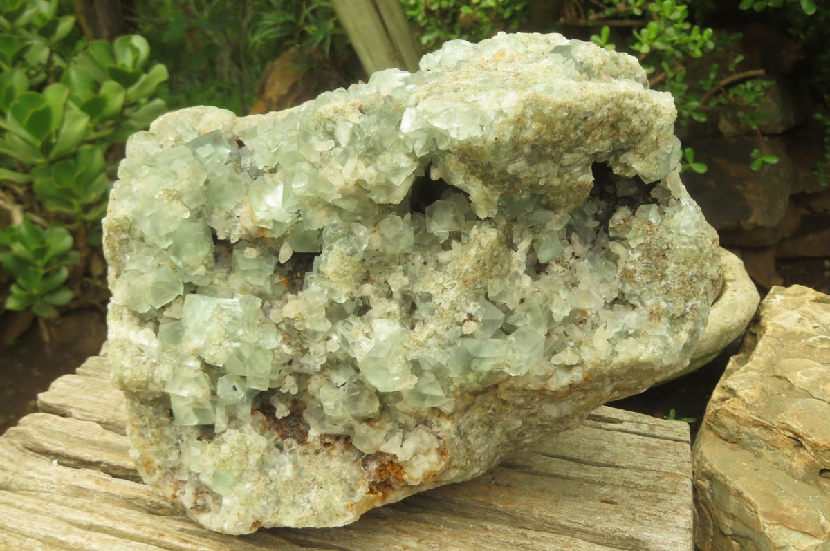 Natural Cubic Fluorite Specimen x 1 From Namibia - Toprock Gemstones and Minerals 