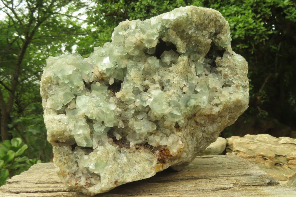 Natural Cubic Fluorite Specimen x 1 From Namibia - Toprock Gemstones and Minerals 