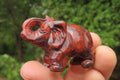 Polished Small Brecciated Jasper Elephant Carving - sold per item - From South Africa - Toprock Gemstones and Minerals 