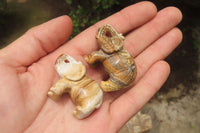 Polished Small Namibian Desert Picture Stone Jasper Elephant Carving - sold per item - From Namibia - Toprock Gemstones and Minerals 