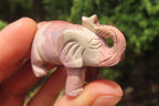 Polished Small Porophyllite Elephant Carving - sold per item - From Namibia - Toprock Gemstones and Minerals 
