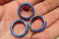 Polished Solid Lapis Lazuli Gemstone Rings - Sold Per Item - From Afghanistan - Toprock Gemstones and Minerals 