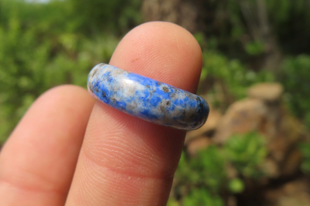 Polished Solid Lapis Lazuli Gemstone Rings - Sold Per Item - From Afghanistan - Toprock Gemstones and Minerals 
