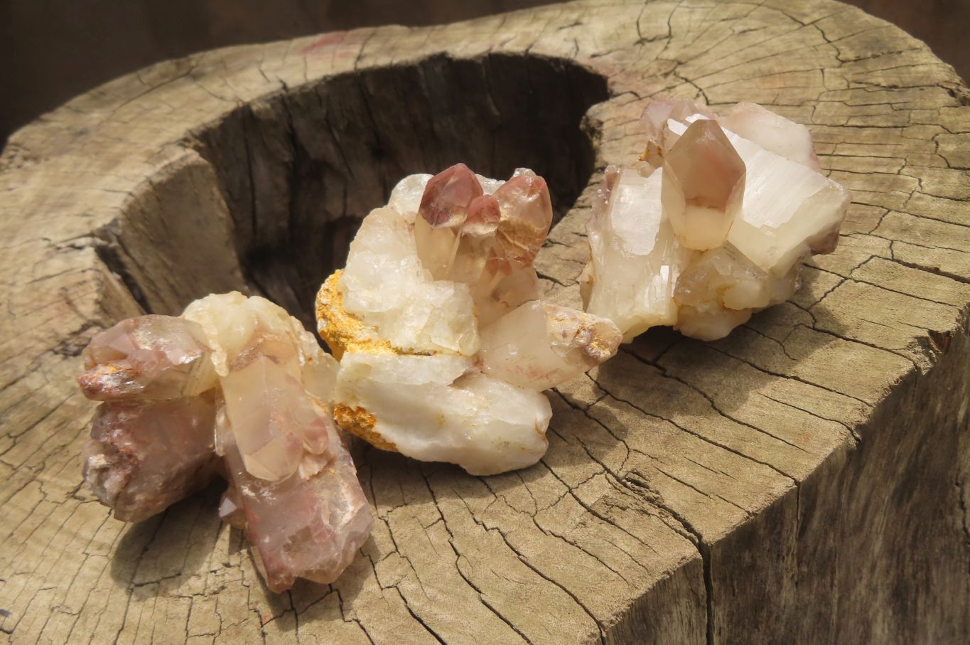 Natural Red Hematoid Quartz Clusters x 6 From Karoi, Zimbabwe - Toprock Gemstones and Minerals 