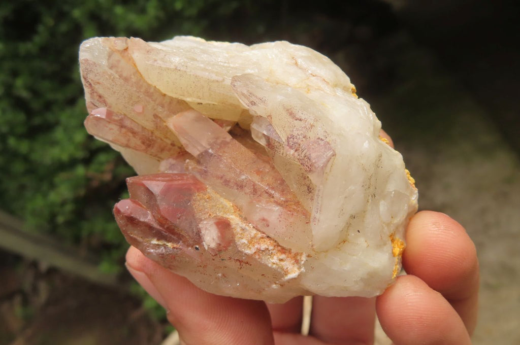 Natural Red Hematoid Quartz Clusters x 6 From Karoi, Zimbabwe - Toprock Gemstones and Minerals 