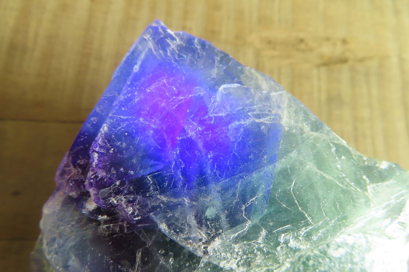 Natural Watermelon Fluorite Cobbed Specimens x 5 From Uis, Namibia - Toprock Gemstones and Minerals 